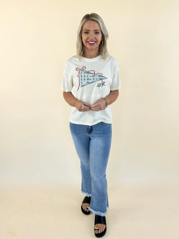 Vintage Americana Pennant Tee