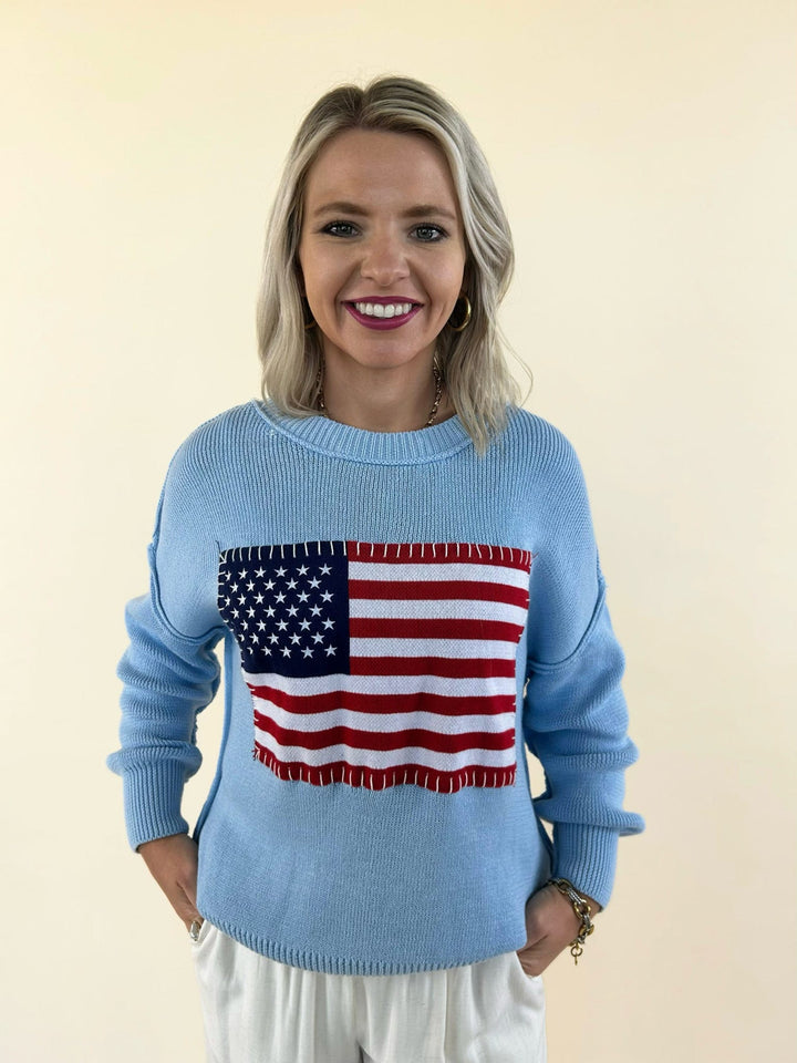 USA Flag Sweater