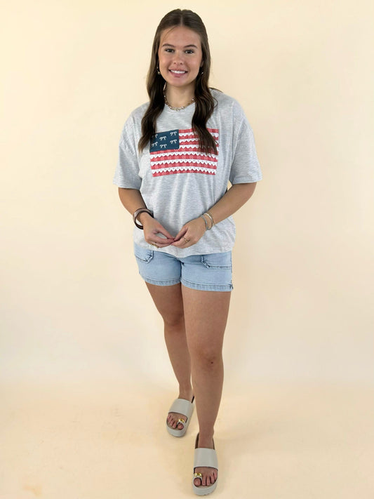 All-American Lace Flag Tee