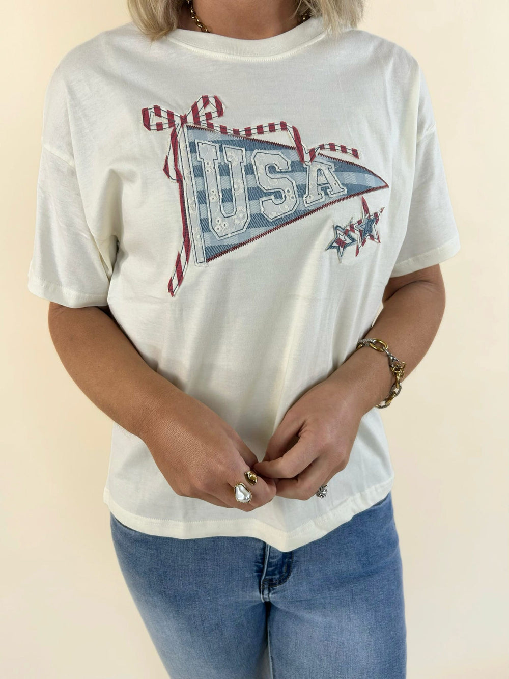 Vintage Americana Pennant Tee