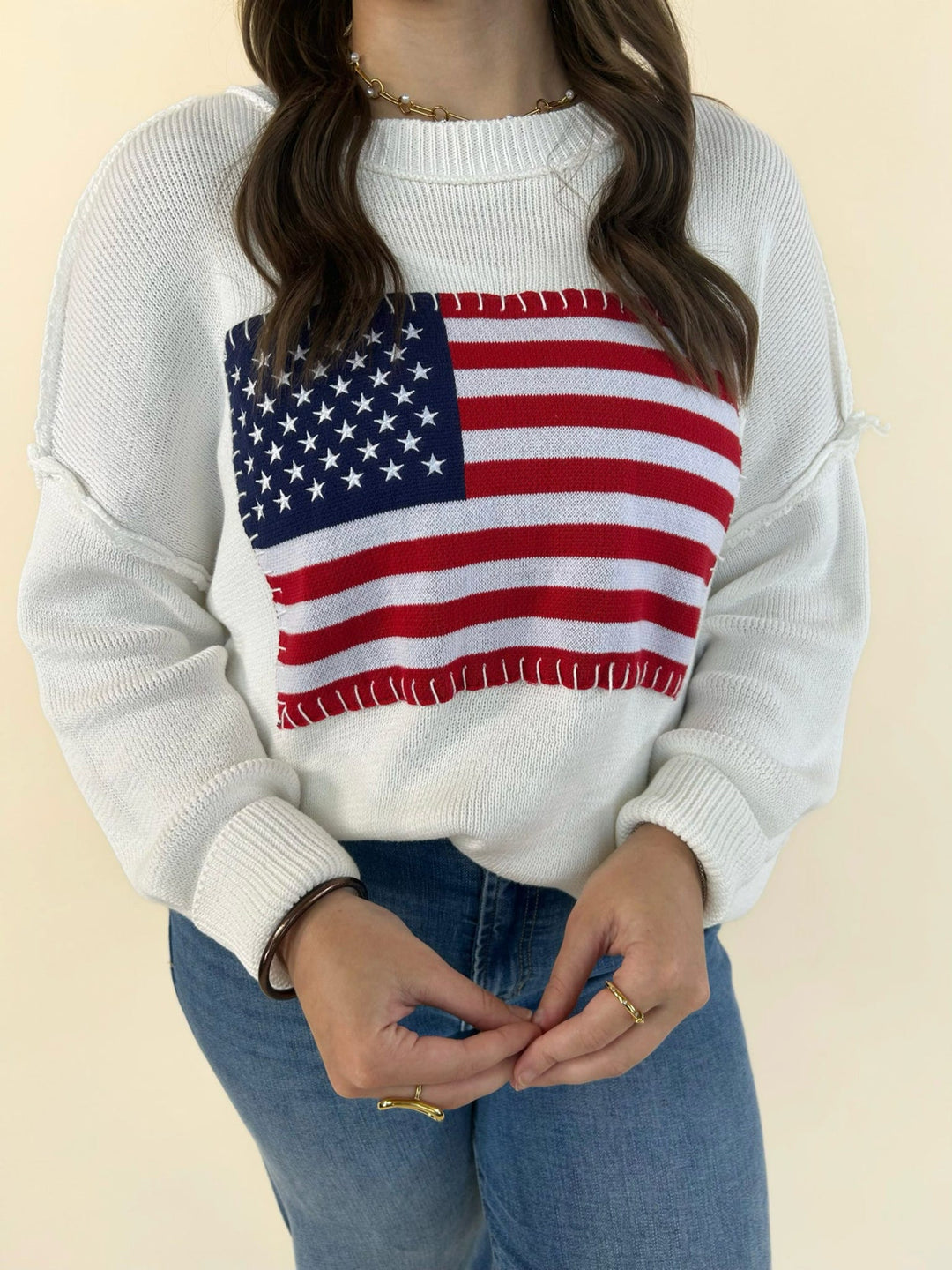 USA Flag Sweater