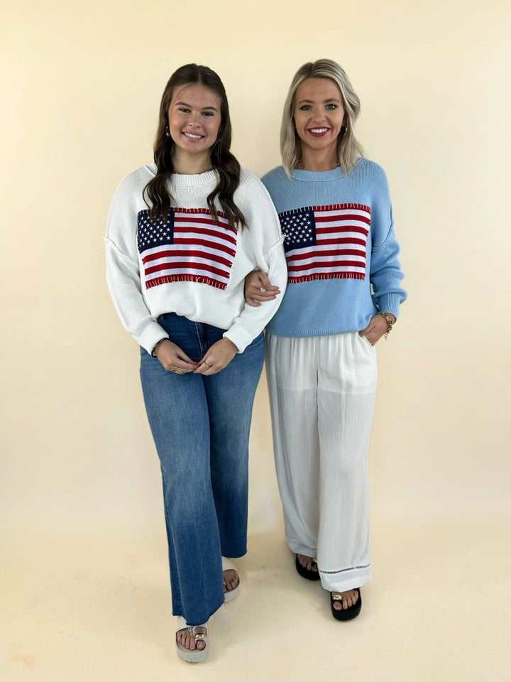 USA Flag Sweater