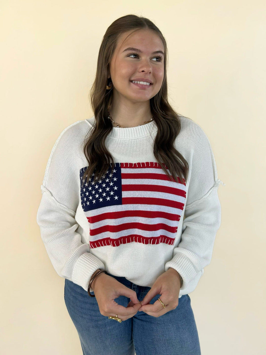 USA Flag Sweater