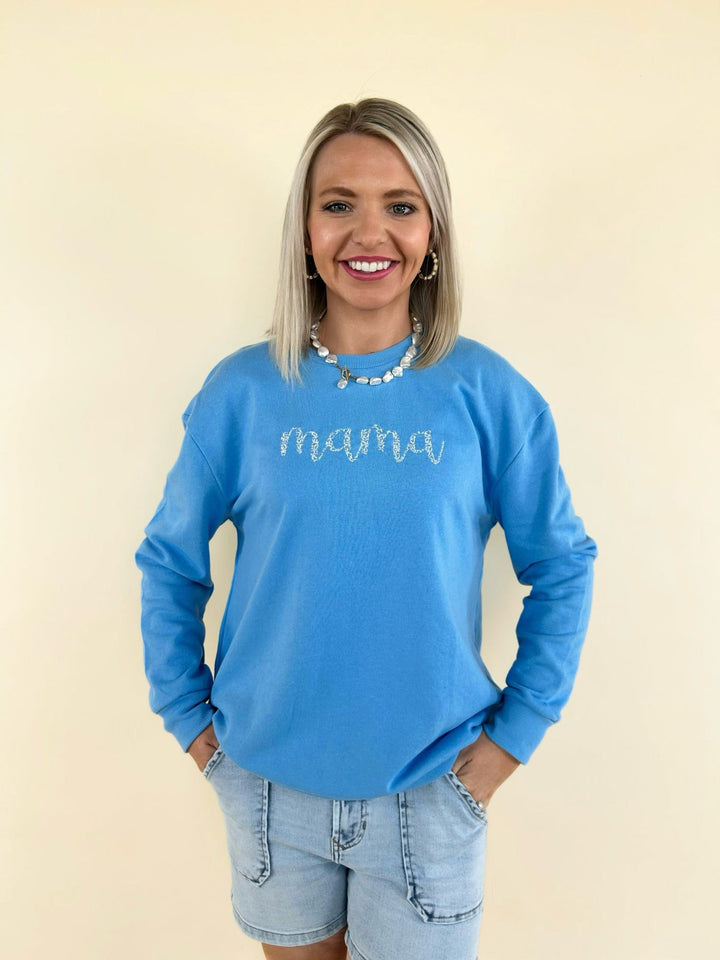 Mama Sweatshirt Palace/White