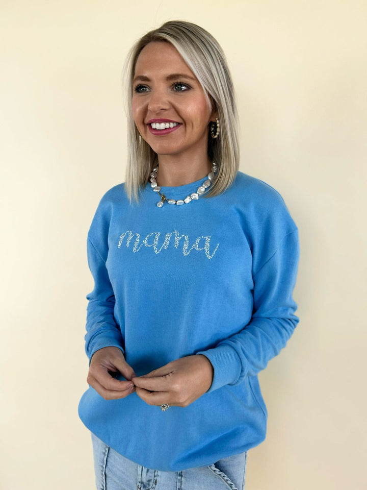 Mama Sweatshirt Palace/White
