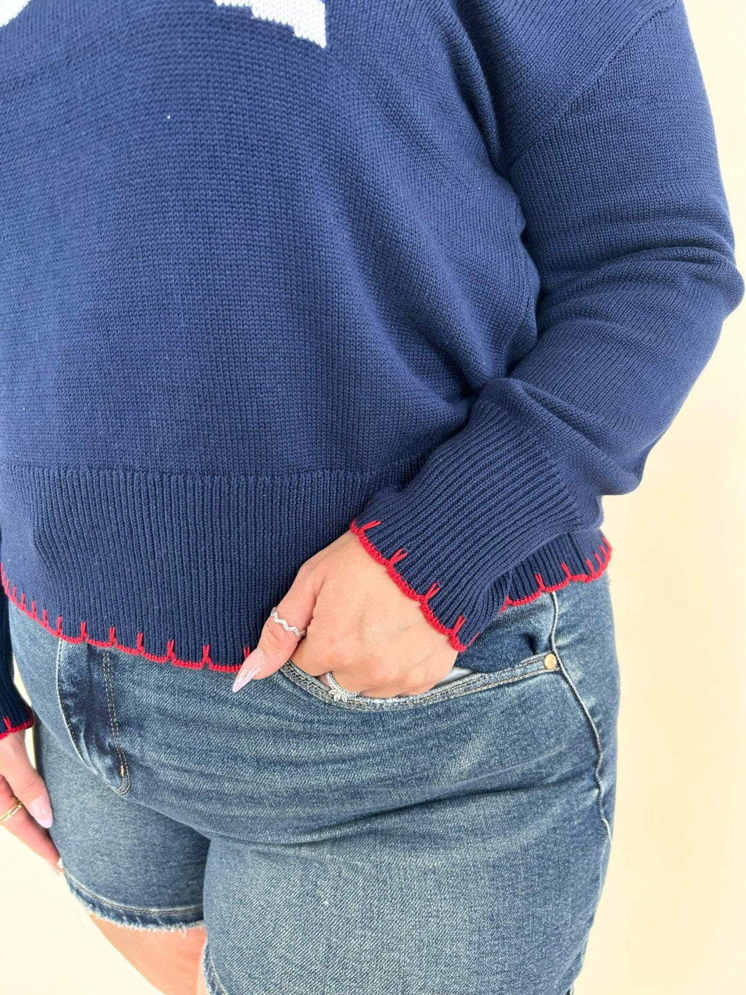 All-American USA Stitch Sweater