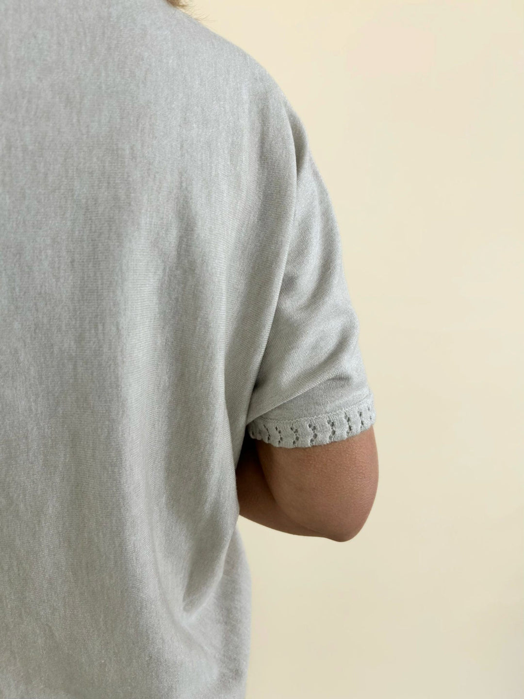 Zayla Lightweight Heavenly-Luxe Short Sleeve Sweater