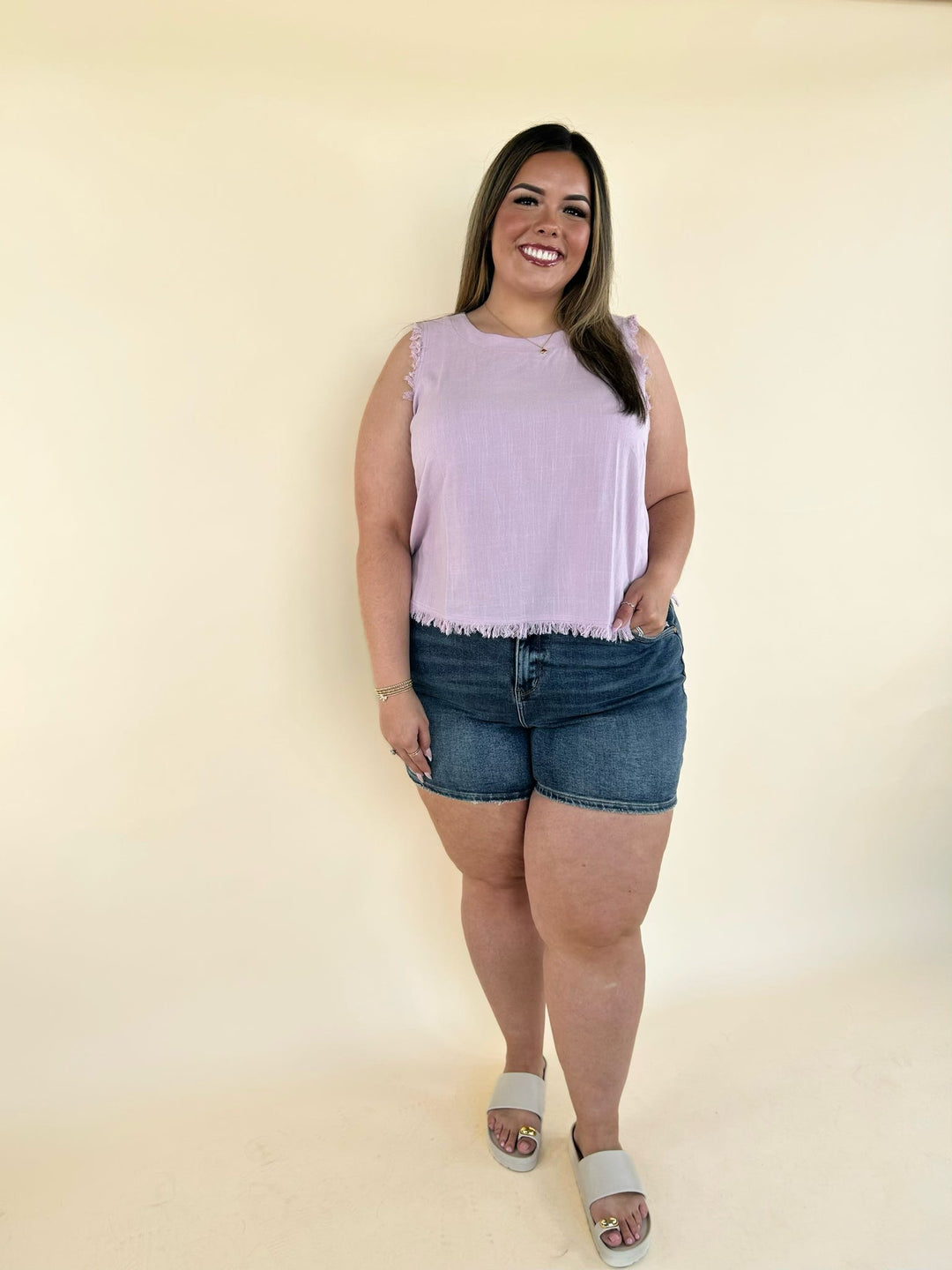 Sloane Button Back Tank