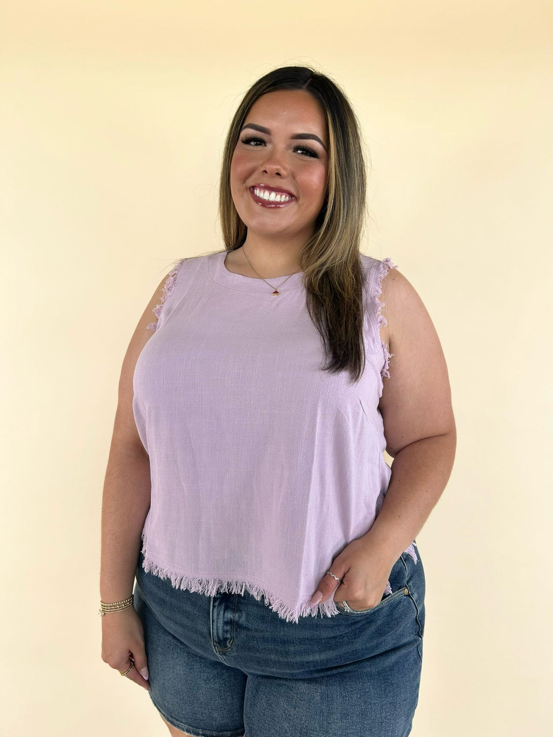 Sloane Button Back Tank