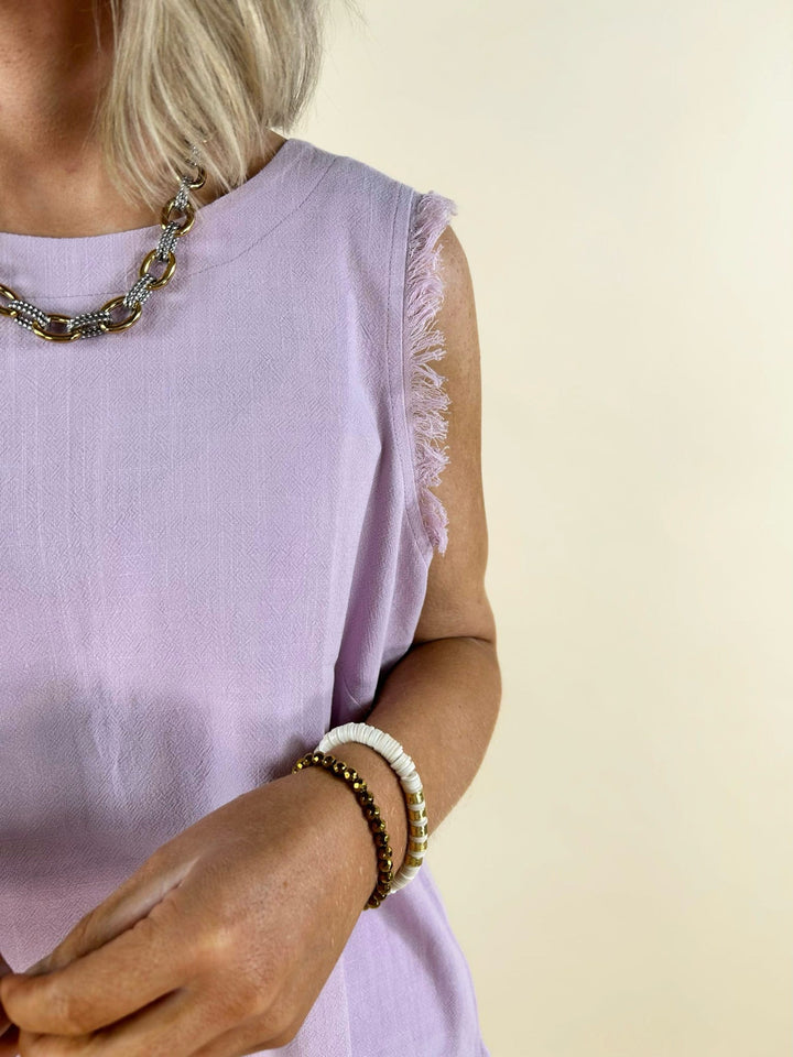 Sloane Button Back Tank