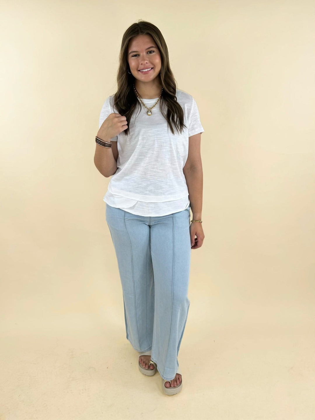 Milla Tiered Hem Top