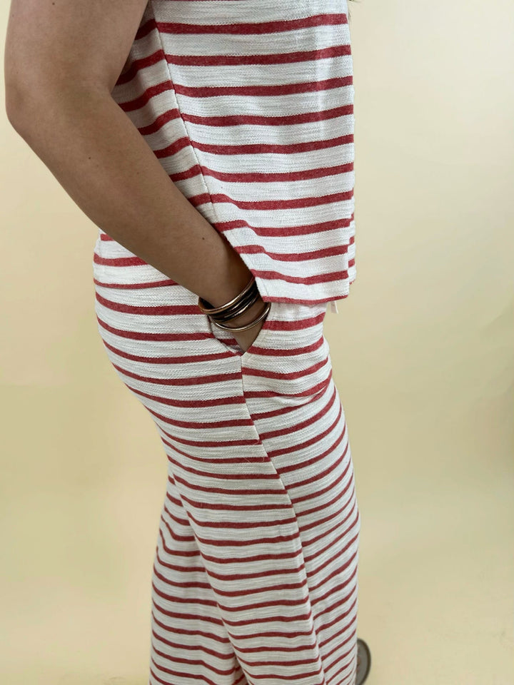 Alia Striped Knit Set