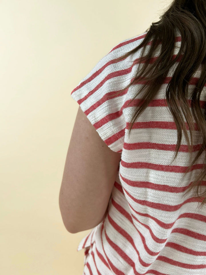 Alia Striped Knit Set