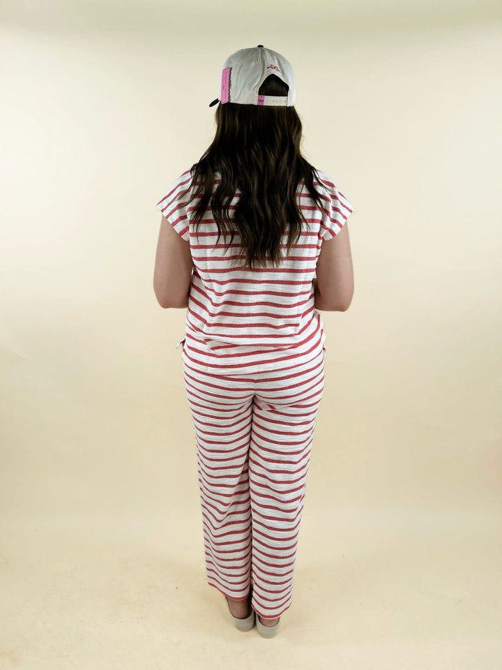 Alia Striped Knit Set