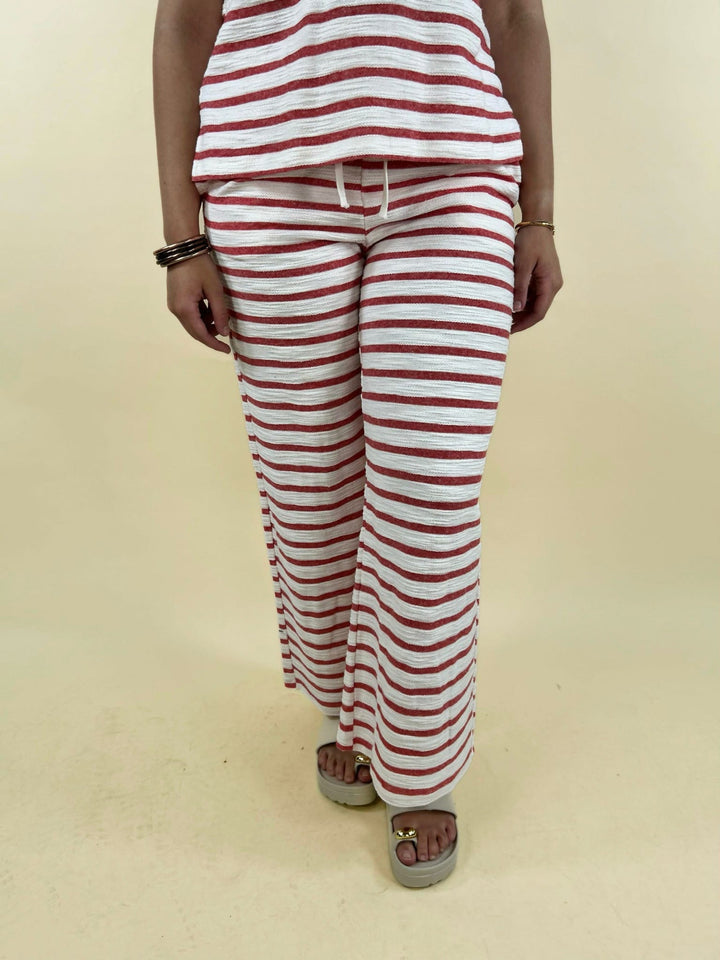 Alia Striped Knit Set