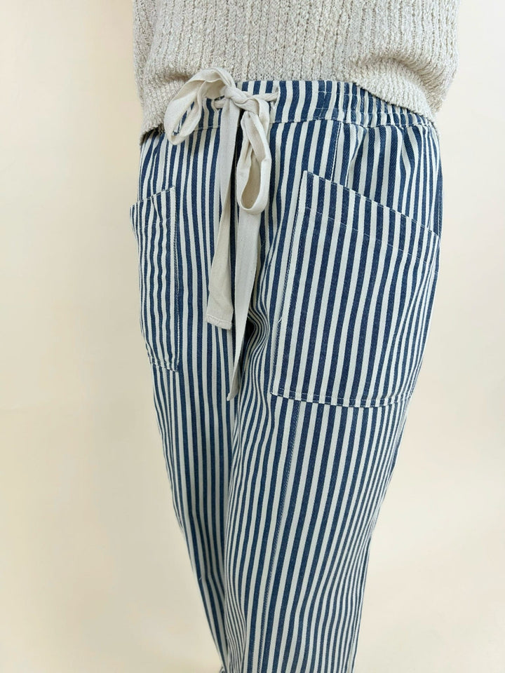 Zerel Striped Drawstring Pants