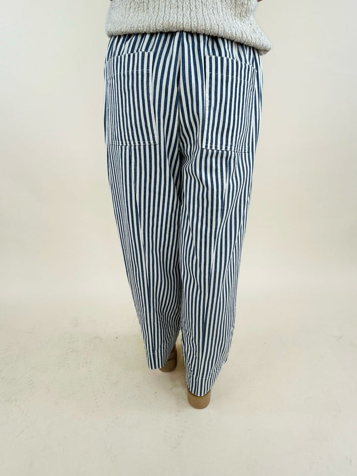 Zerel Striped Drawstring Pants