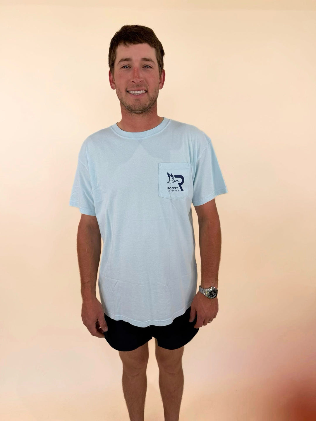 Roost Waterfowl pocket t-shirt, men&