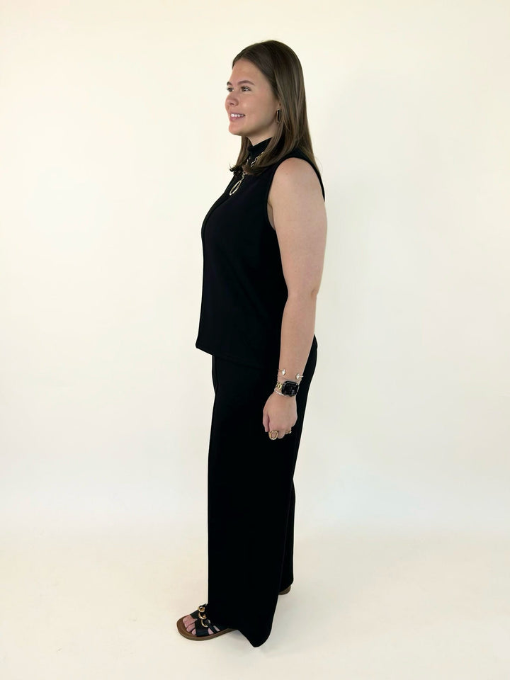 Side view of a women&