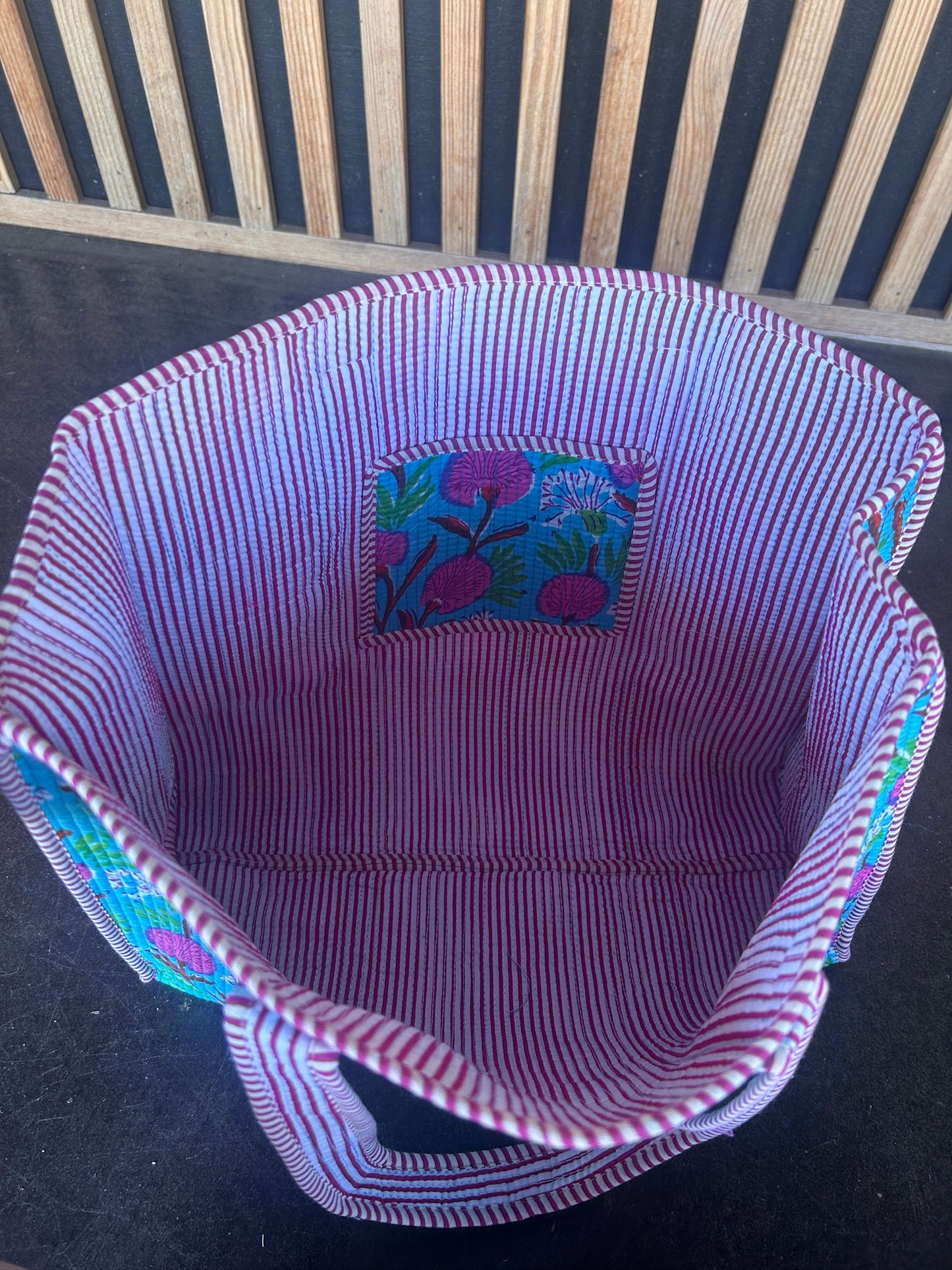 Large Quilted Tote Bag