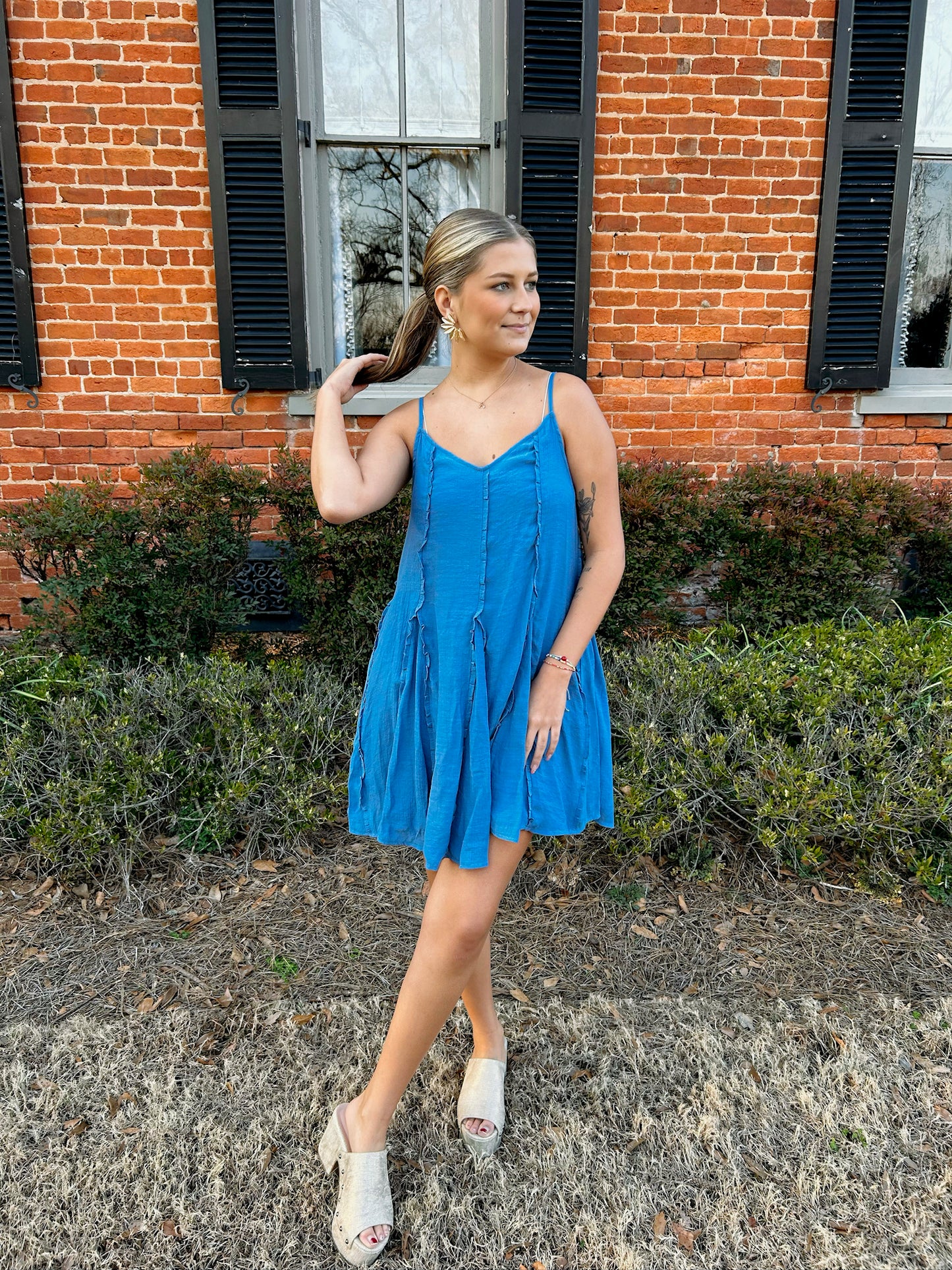 Emma Flared Mini Dress