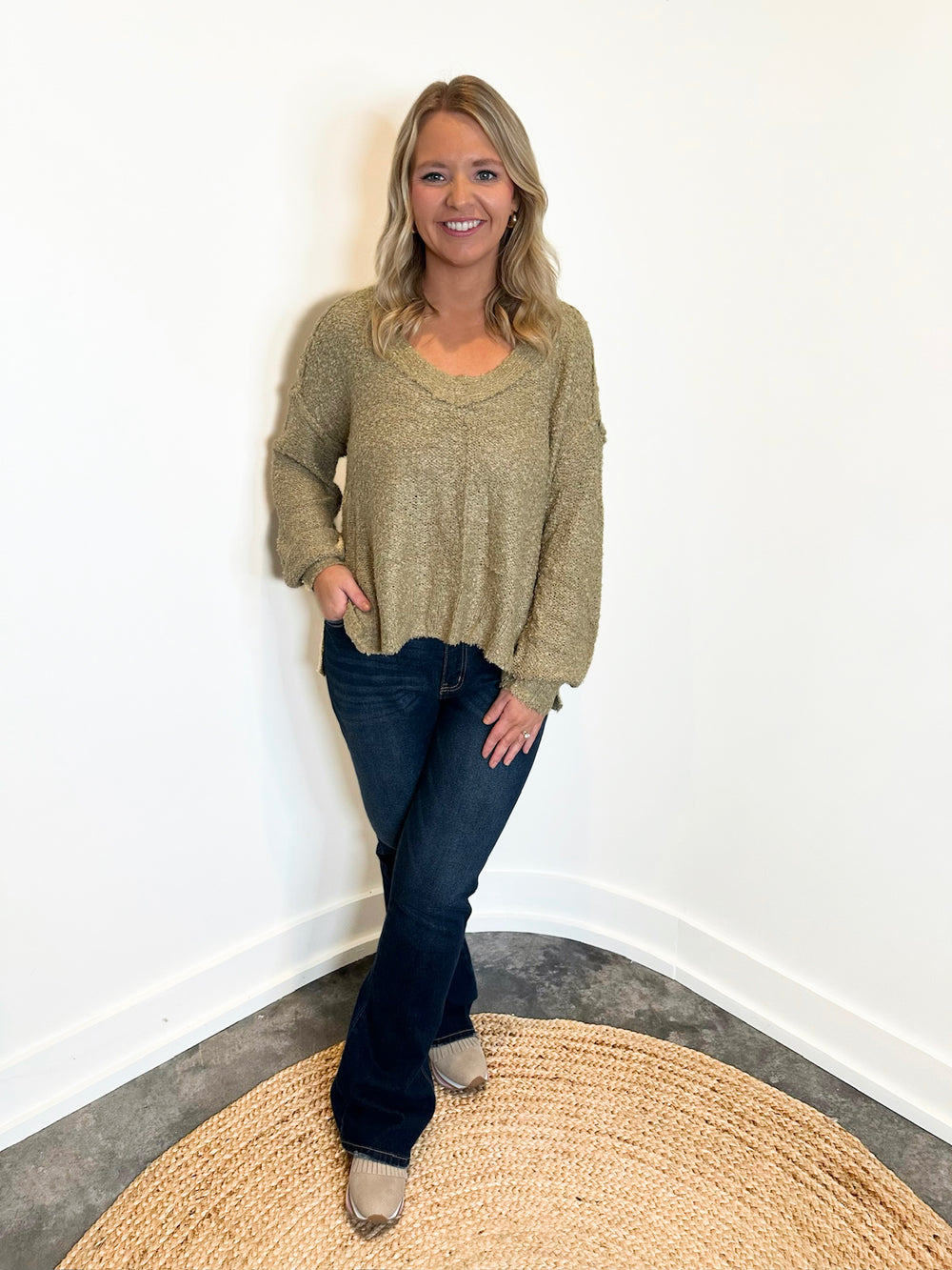 Ava V Neck Sweater