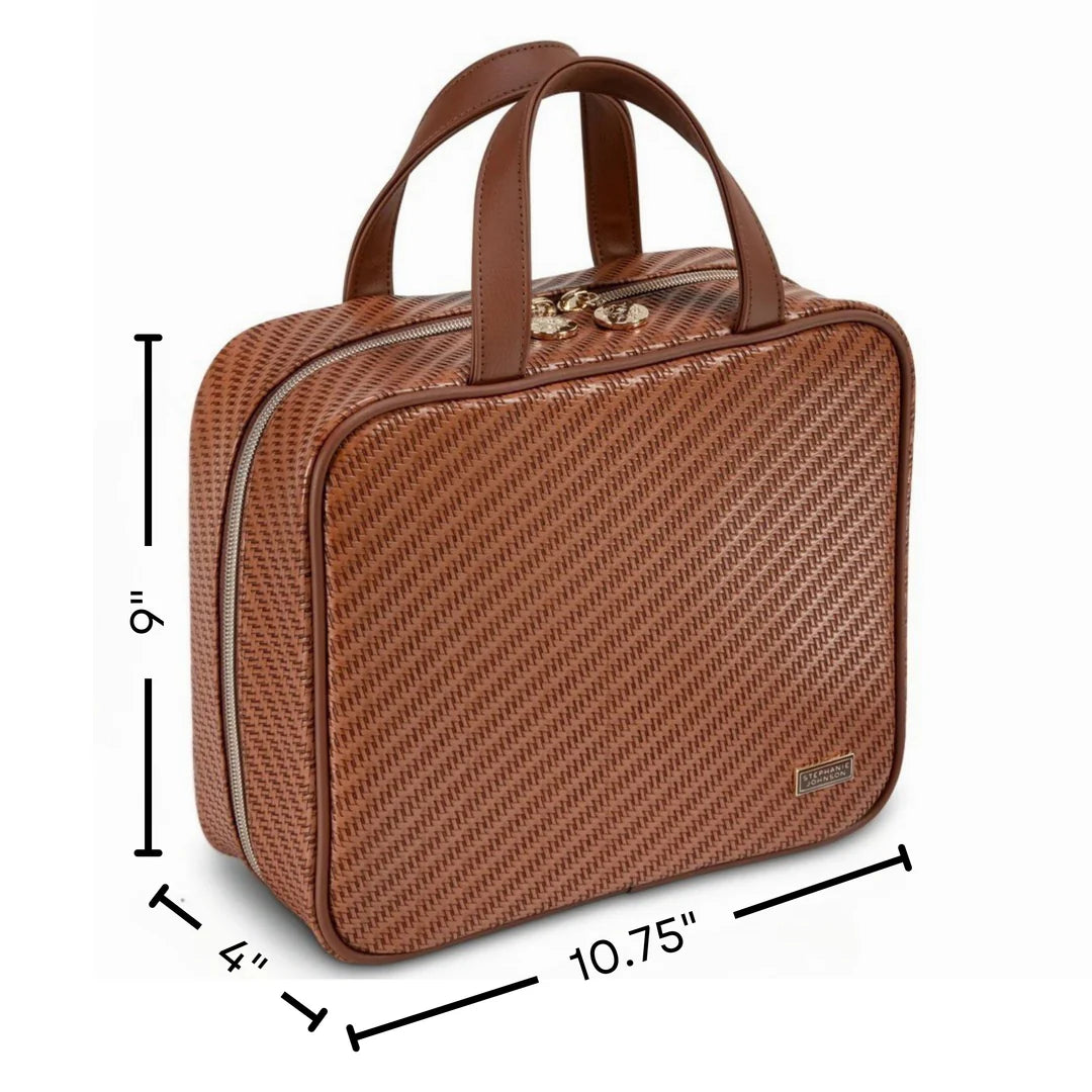 Rosewood Cognac Martha Large Briefcase