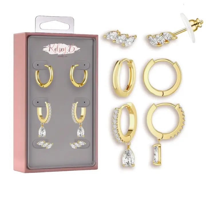 Little Luxe Earring Box Sets - Shapes