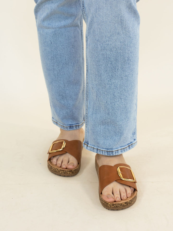 Cognac Road Trip Sandal