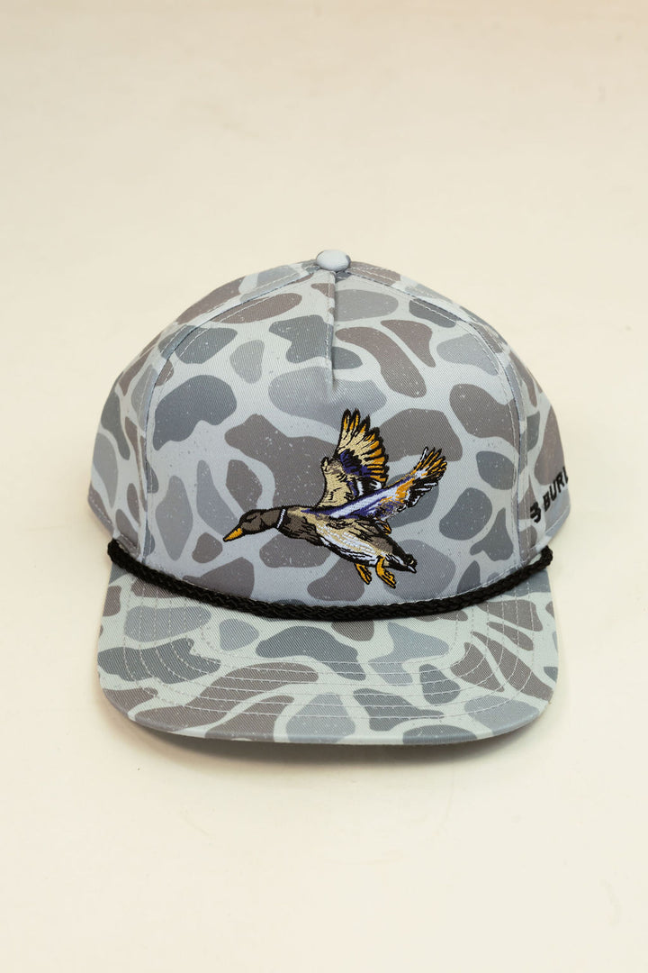 BURLEBO | Diving Mallard Cap | Classic Deer Camo