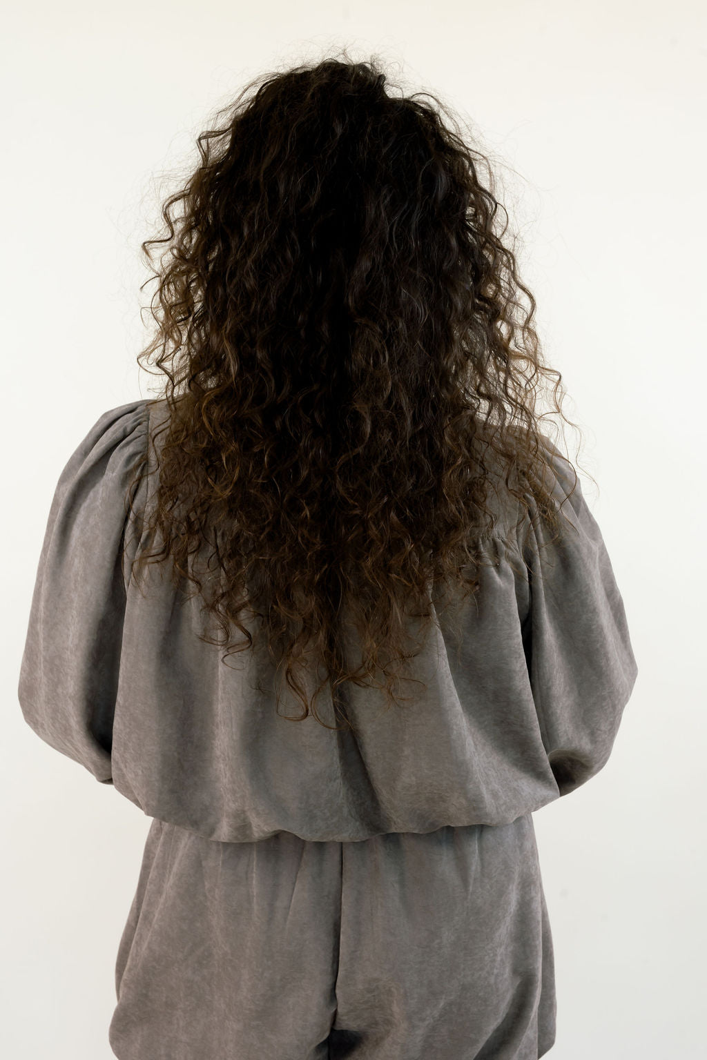 Close-up back view of women&