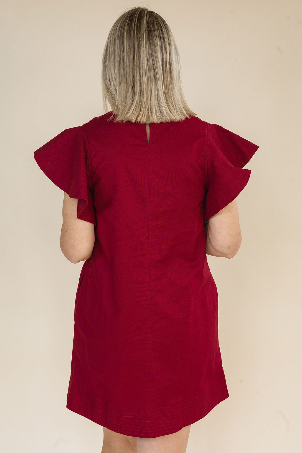 Back view of a women&