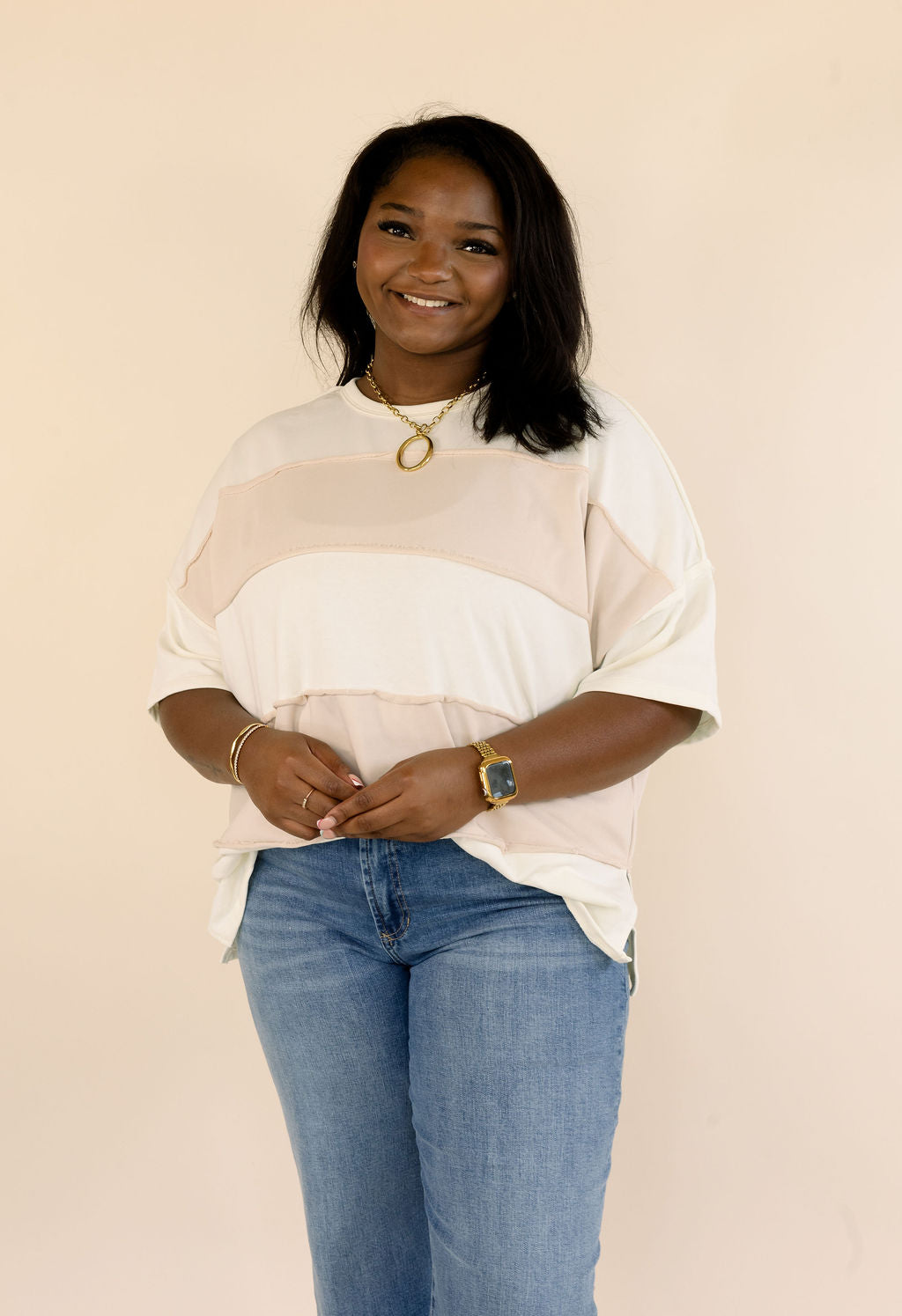 Full-length front view of women&