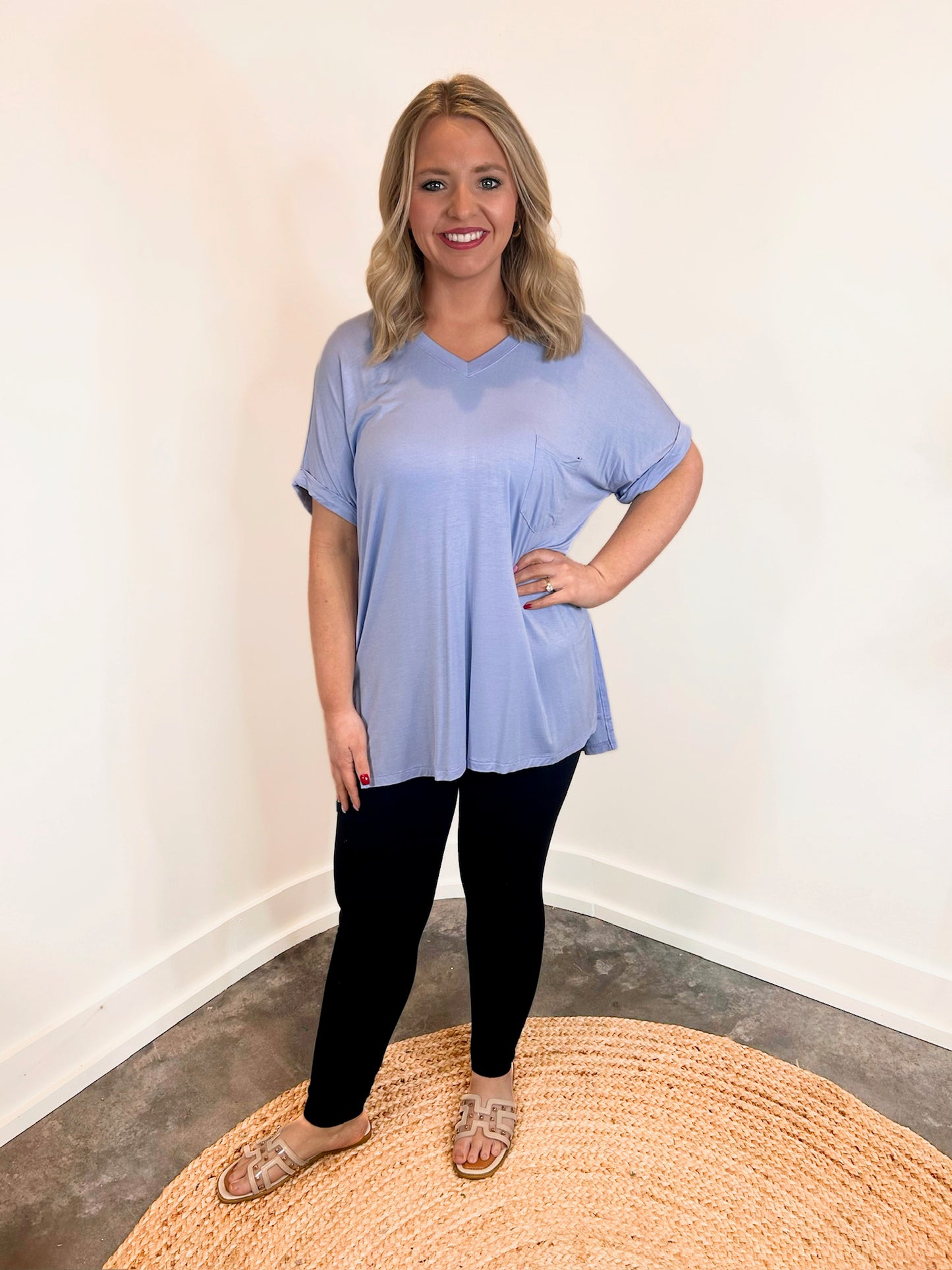 Eva Grace V-Neck Top
