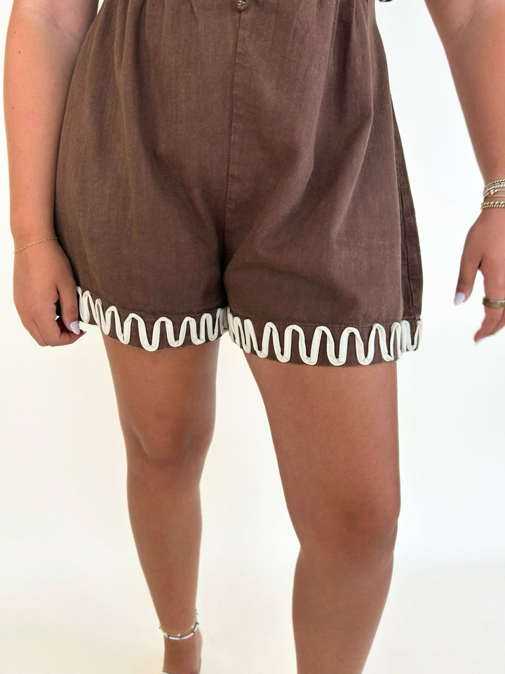 Close-up of the romper&