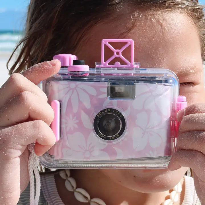 Underwater Camera Pink Floral