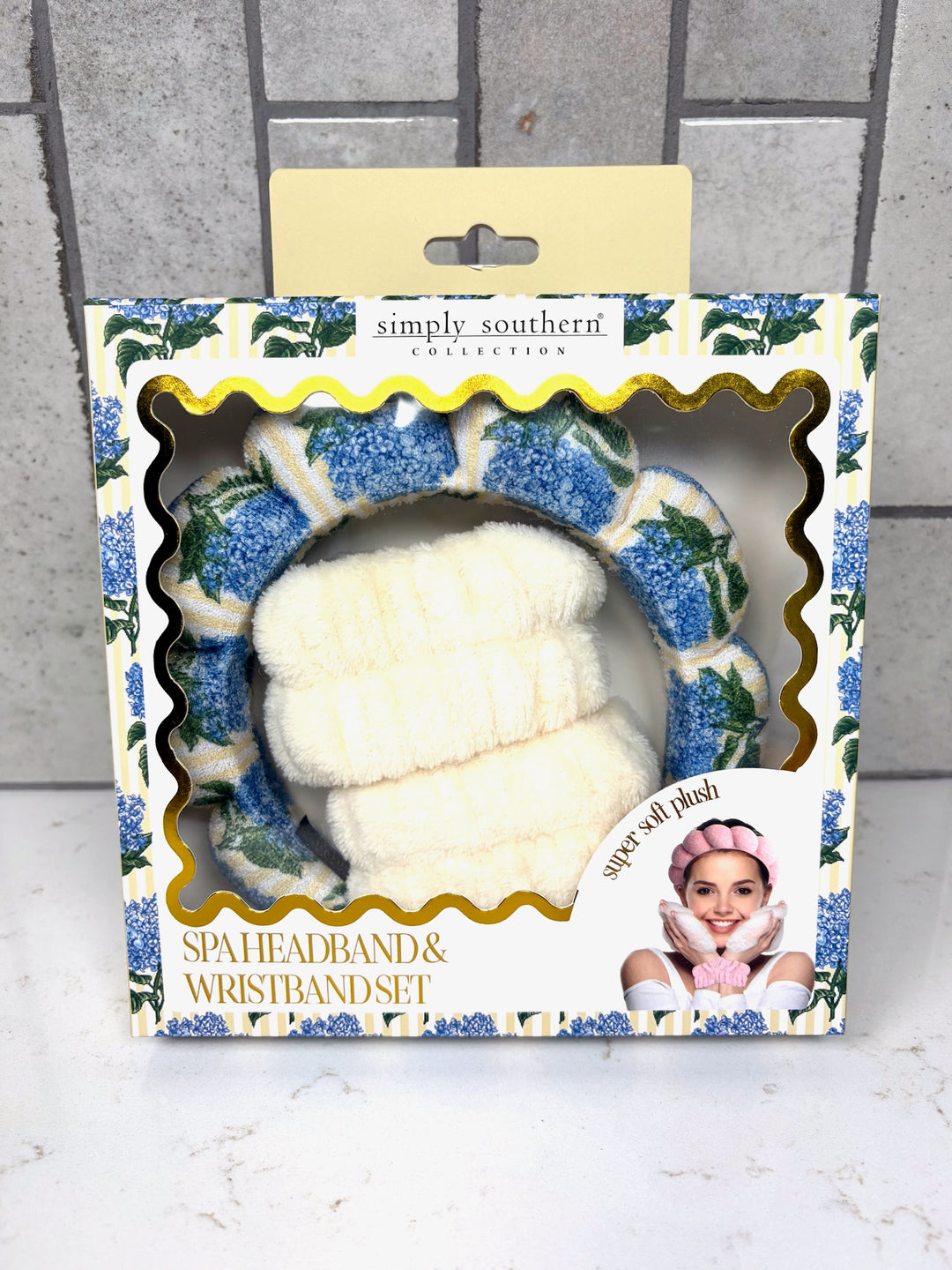 Spa Headband &amp; Wristband Set