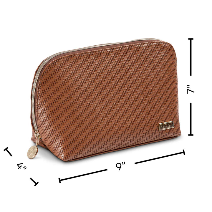 Rosewood Cognac Lola Makeup Bag