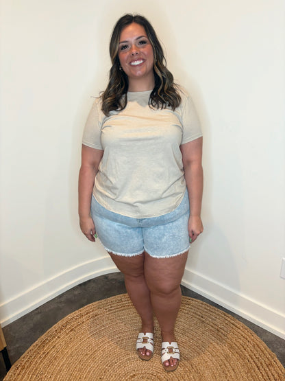 Grace Cotton Short Sleeve Top