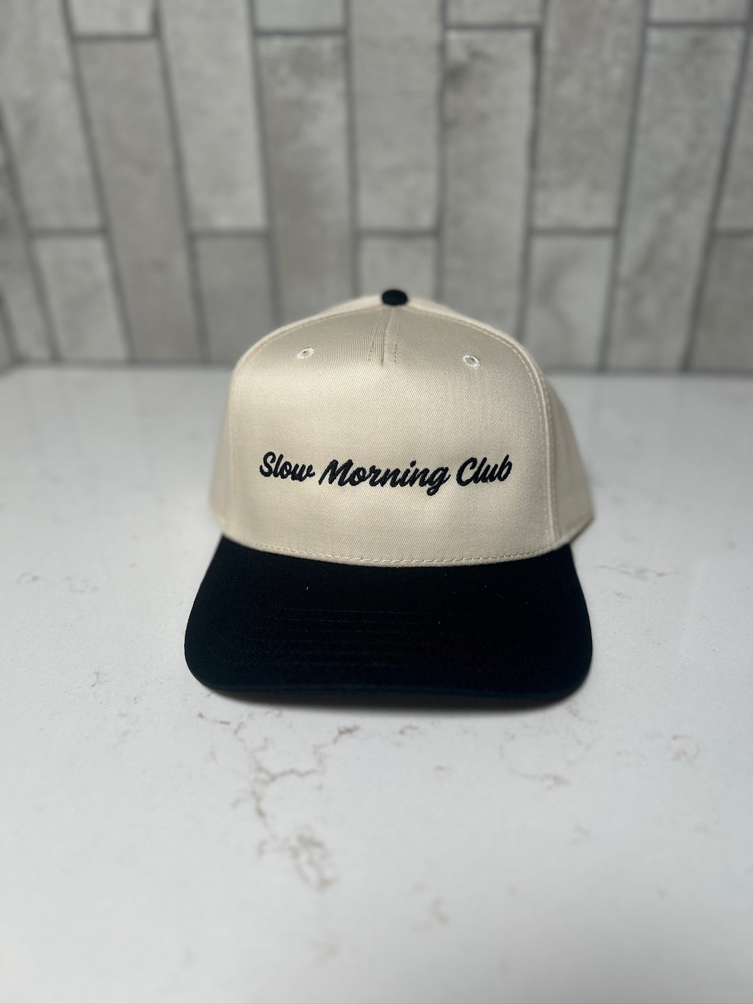 Slow Morning Club Embroidered Hat