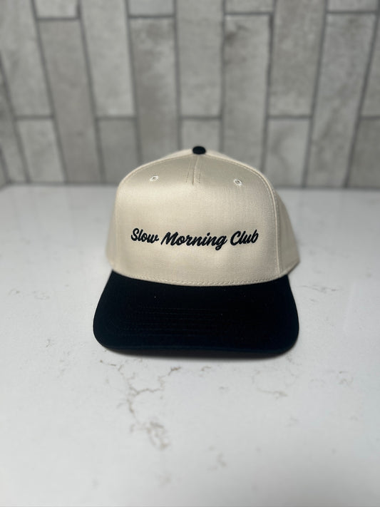 Slow Morning Club Embroidered Hat