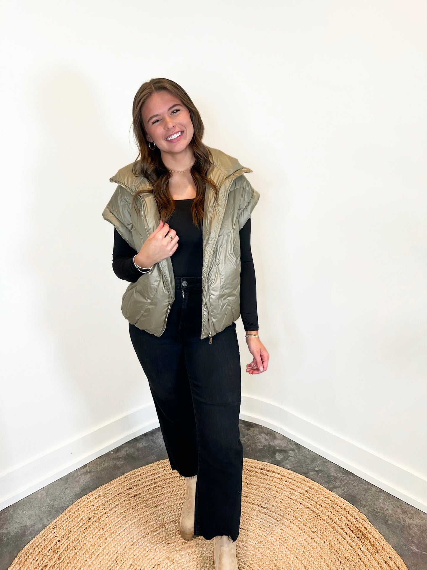Brooke Cropped Puffer Vest