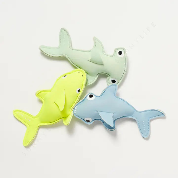Salty the Shark Dive Buddies Aqua Neon Yellow - Set of 3