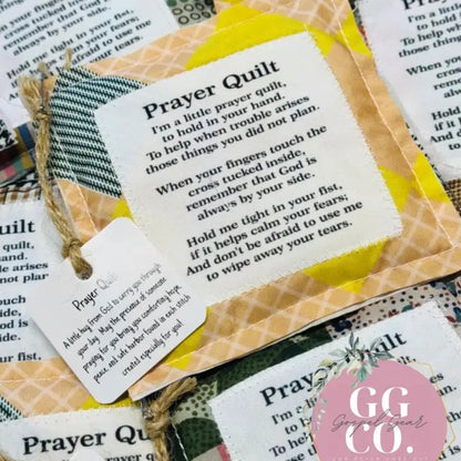 Floral Pink Pocket Prayer Quilt