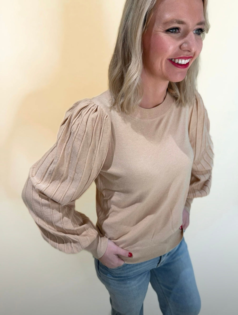 Avelyn Classic Stripe Pullover
