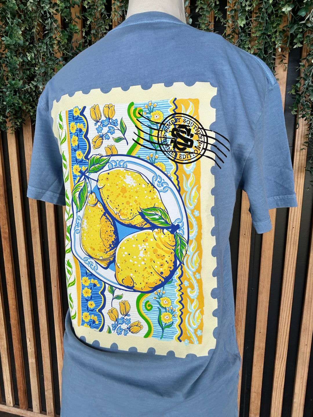 Postcard Lemons Graphic Tee