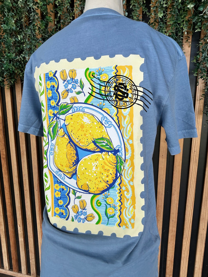 Postcard Lemons Graphic Tee