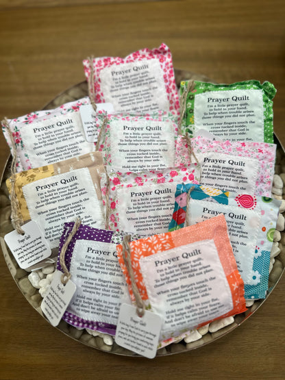 Floral Pink Pocket Prayer Quilt