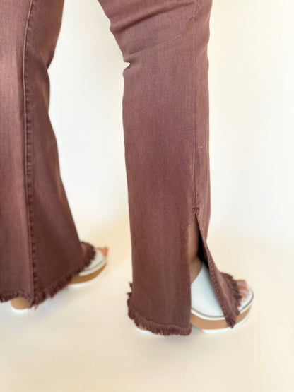 Cynae High Rise Flare Pants