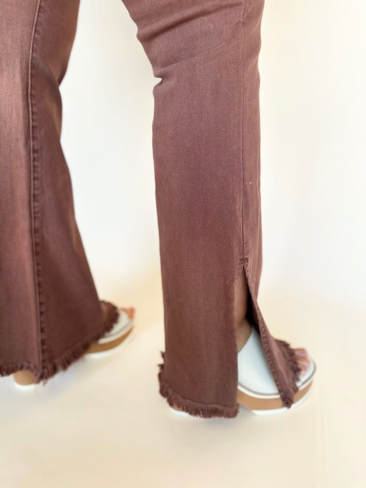 Cynae High Rise Flare Pants